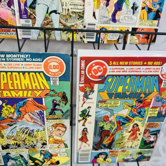 Superman Family 180 202 206 208-210 & Super Team Giant 6-7 9 Lot Bronze Age Lois - Picture 5 of 7